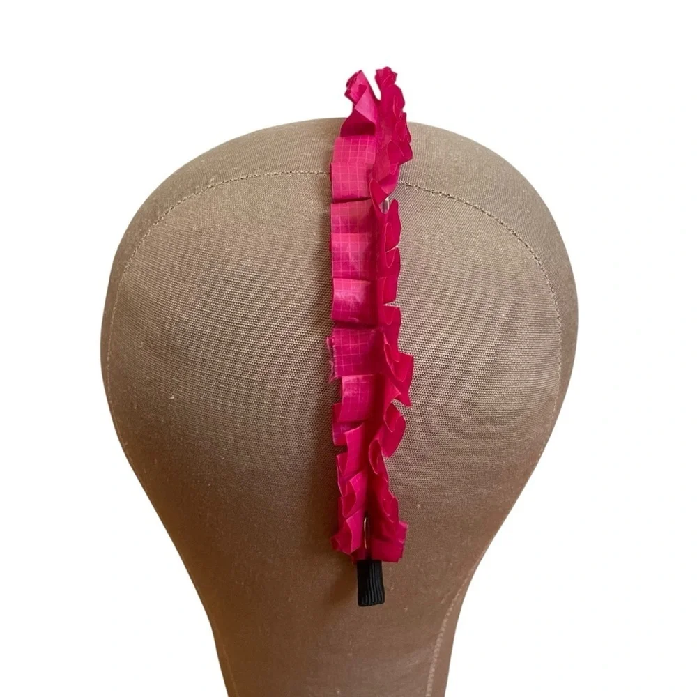 4/$25 Cherie Pink Ruffle Headband